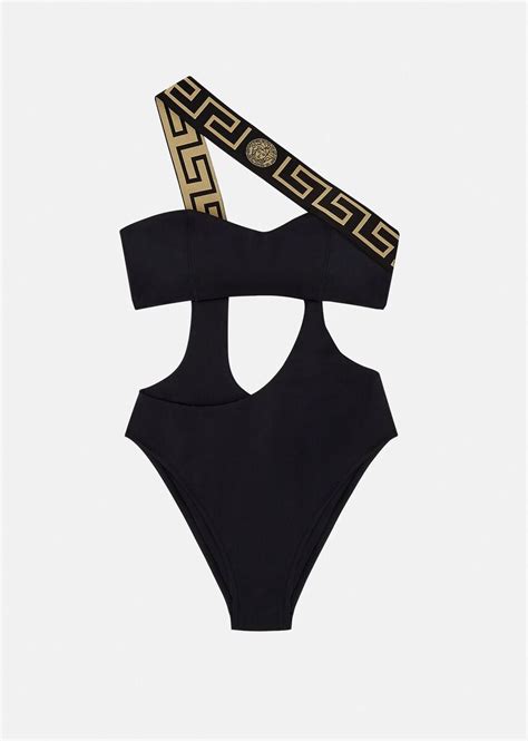 fake versace swimsuit high neck|Women's Designer Swimsuits & Luxury Swimwear.